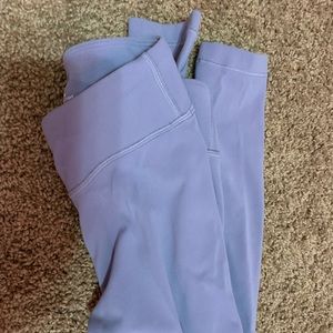 purple ish athleta girl leggings size 5/7